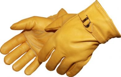 Liberty Premium Golden Grain Leather Safety Gloves, (6504)