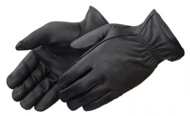 Liberty Black Premium Grain Deerskin Leather Gloves, (6918BK)