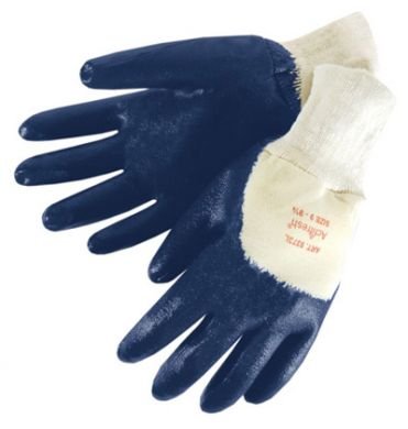 Liberty Chemical Resistant Gloves, Light Weight Palm Coated - Knit Wrist, (9373)