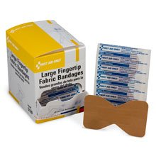 First Aid Only Large Fabric Fingertip Bandages, (G128)