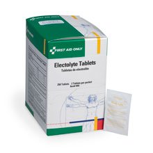 First Aid Only Electrolyte Tablets, (I455)