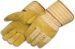 Liberty Split Pigskin Leather Gloves with Yellow Pattern Back, (0265Y)