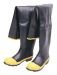 Black Hip Wader with Steel Safety Toe, (1531)