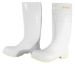 White PVC Boot with Steel Toe, (1552)