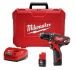 Milwaukee M12 3/8 Inch Drill/Driver Kit, (2407-22)