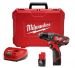 Milwaukee M12 3/8 Inch Hammer Drill/Driver Kit, (2408-22)