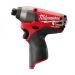 Milwaukee M12 FUEL 1/4 Inch Hex Impact Driver, (2453-20)
