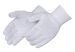 Liberty Bleach White Cotton / Polyester Knit String Knit Gloves, (4507)