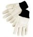 Liberty Cotton Safety Gloves with Blue Knit Wrist, (4518BL)