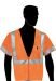 Orange Safety Vest with Silver Stripes, (C16004F)