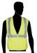 Lime Green Safety Vest with Silver Stripes, (C16006G)