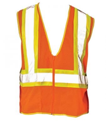 High Visibility Class 2 Mesh Safety Vest, (302-MV)