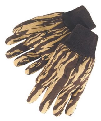 Liberty Brown Camouflage Cotton Gloves, (4536)