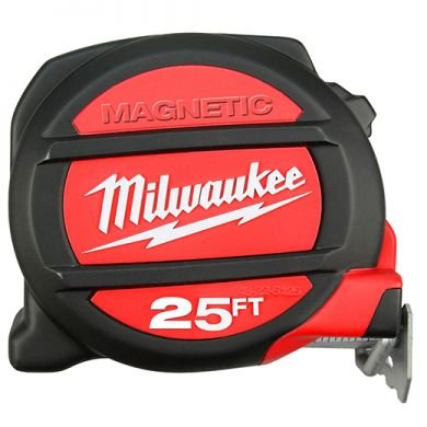 Milwaukee 25 Foot Magnetic Tape Measure, (48-22-5125)
