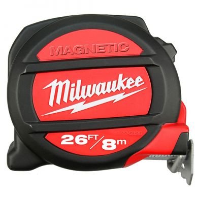 Milwaukee 8 Meter /26 Foot Magnetic Tape Measure, (48-22-5225)
