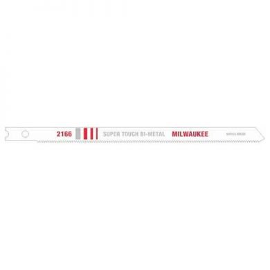 Milwaukee 5 Inch 24 TPI Bi-Metal Jig Saw Blade, 5 Pack, (48-42-2166)