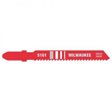 Milwaukee 3 Inch 14 TPI High Speed Steel Jig Saw Blade, 5 Pack, (48-42-5101)
