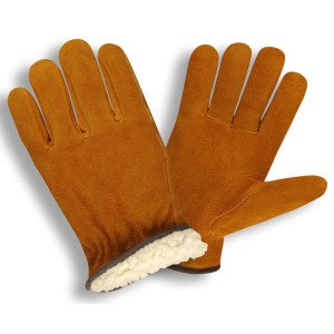Cordova Insulated Split Cowhide Leather Driver Gloves, (7902)