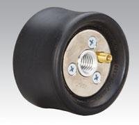 Dynabrade 3 Inch (76 mm) Diameter x 2 1/4 Inch (57 mm) Width Standard Dynacushion Pneumatic Wheel, (92847)