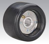 Dynabrade 5 Inch (127 mm) Diameter x 3 1/2 Inch (89 mm) with Standard Dynacushion Pneumatic Wheel, (92937)