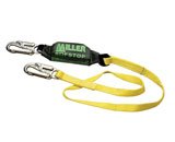 Miller Lanyards with SofStop Shock Absorbers, ANSI A10.32, (928LS/18INYL)