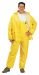 35 Mil Yellow PVC/Polyester 3 Piece Yellow Rain Suit, (1220)