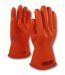 NOVAX Class 0 Electrical Rated Rubber Insulating Gloves, Unlined, (147-0-11)