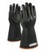NOVAX Class 1 Electrical Rated Rubber Insulating Gloves, Unlined, (155-1-14)