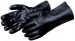 Liberty Semi-Rough Finish Yellow - Knit Wrist Chemical Resistant Gloves, (2131Y)