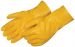 Liberty Smooth Finish Yellow PVC Gauntlet Chemical Resistant Gloves, (2333)
