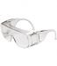 Safety Glasses, Bouton Optical 7700 Visitor Plus Spectacle, One Piece Uncoated Clear Lens, (250-7700-000)