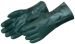 Liberty Sandy Finish Green PVC Gauntlet - Jersey Lined Chemical Resistant Gloves, (2733)