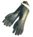 Liberty Sandy Finish Green PVC 18 Inch Gauntlet - Jersey Lined Chemical Resistant Gloves, (2738)