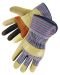 Liberty Multi-Color Standard Grain Reinforced Cowhide Leather Gloves, (3180RB)