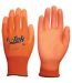 G-Tek High Visibility Urethane Coated Seamless Knit Gloves, Lined, (33-425OR)
