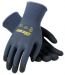 Black Nitrile Coated Seamless Gloves with MicroFinish Grip, Lined, (34-AG581)