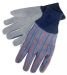 Liberty Select Shoulder Leather Gloves, Blue Knit Wrist, Clute Pattern, (3862)
