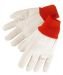 Liberty Cotton Safety Gloves with Red Knit Wrist, (4518R)