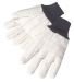Liberty Cotton Safety Gloves with Blue Knit Wrist, (4524BL)