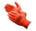 Liberty P-Grip Fluorescent Polyurethane Palm Coated Safety Gloves, (4637)