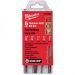 Milwaukee 5 Piece 3-Flat Secure-Grip Hammer Drill Bit Set, (48-20-8851)