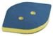 Dynabrade Non-Vacuum Dynafine Tear Drop Disc Pad, Hook-Face, Short Nap, (57953)