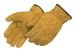Liberty Select Shoulder Bourbon Brown Split Side Cowhide Leather Gloves with Straight Thumb, (8440)