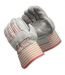 PIP Copper Series, Split Leather Palm Gunn Pattern Gloves with Rubberized Fabric Cuffs, (85-7512)