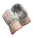PIP Copper Series, Split Leather Palm Gunn Pattern Gloves with Rubberized Fabric Cuffs, (85-7512C)