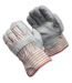 PIP Copper Series, Split Leather Palm Gunn Pattern Gloves with Starched Fabric Cuffs, (85-7512CS)