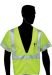 Lime Green Safety Vest with Silver Stripes, (C16004G)