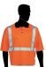Orange Safety Shirt with Silver Stripes, (C16500F)