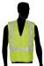 Lime Green Safety Vest with Silver Stripes, (C16802G)