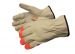 Liberty Standard Grain Cowhide Driver Gloves with Fluorescent Fingertips, (H6137F)